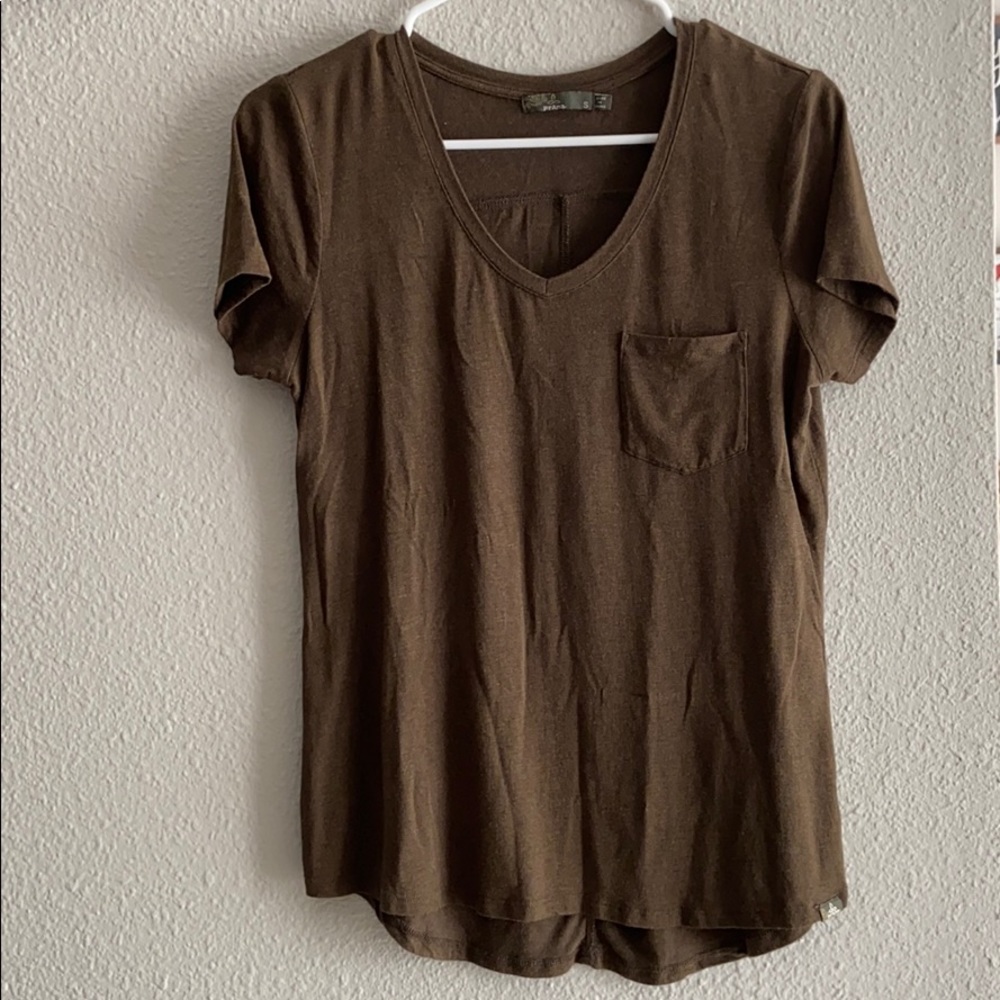 prAna Foundation Short Sleeve V-Neck